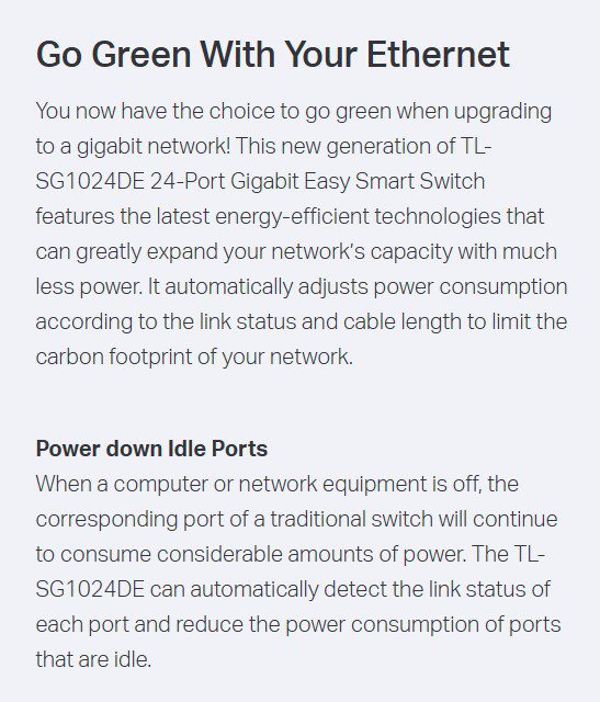 TL-SG1024DE, 24-Port Gigabit Easy Smart Switch